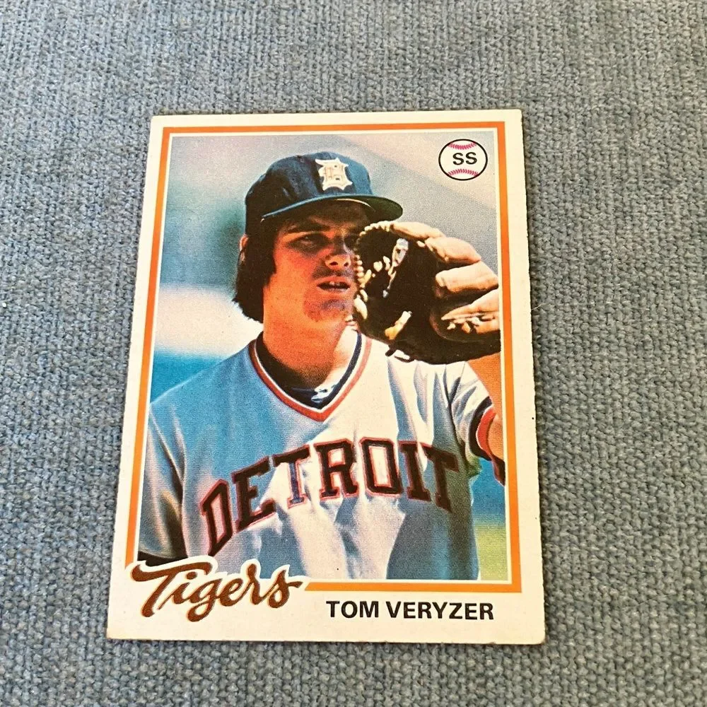 1978 Topps Detroit Tigers Baseball Card Trading Card
